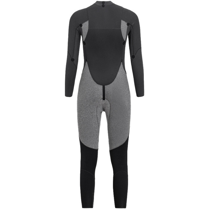 2024 Orca Mujer Vitalis Thermal Back Zip Open Water Swim Neopreno NN6U4801 - Black